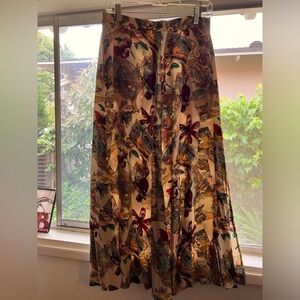 Vintage tropical tiki vibes skirt